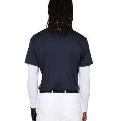 Discount J.Lindeberg Men's Lionel Shoulder Golf Polo Shirt Men's Polo Shirts