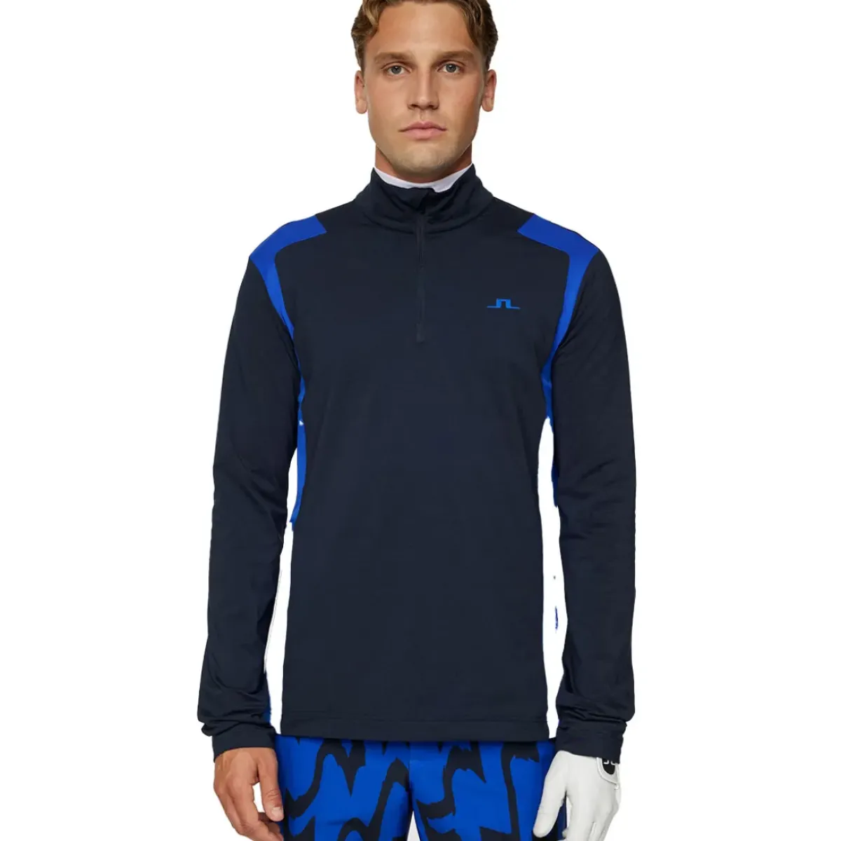 Outlet J.Lindeberg Men's Lukas Quarter Zip Golf Mid Layer Men's Sweaters|Men's Midlayers