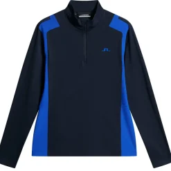 Outlet J.Lindeberg Men's Lukas Quarter Zip Golf Mid Layer Men's Sweaters|Men's Midlayers