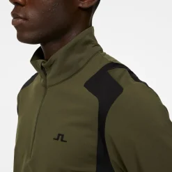 Outlet J.Lindeberg Men's Lukas Quarter Zip Golf Mid Layer Men's Sweaters|Men's Midlayers