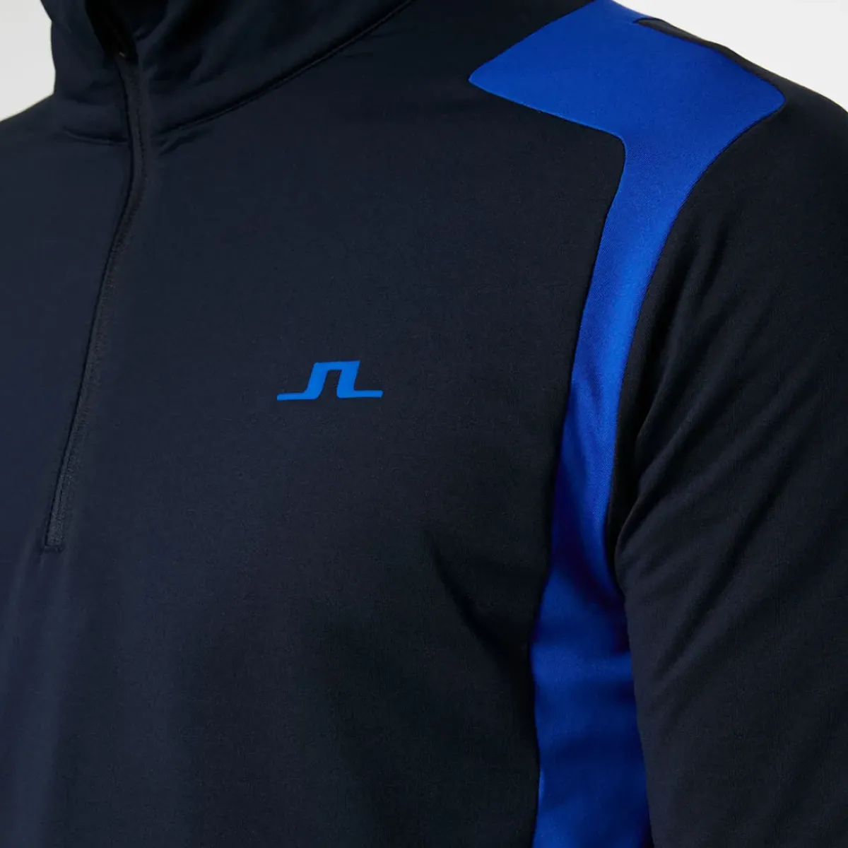 Clearance J.Lindeberg Men's Lukas Quarter Zip Golf Mid Layer Men's Sweaters|Men's Midlayers