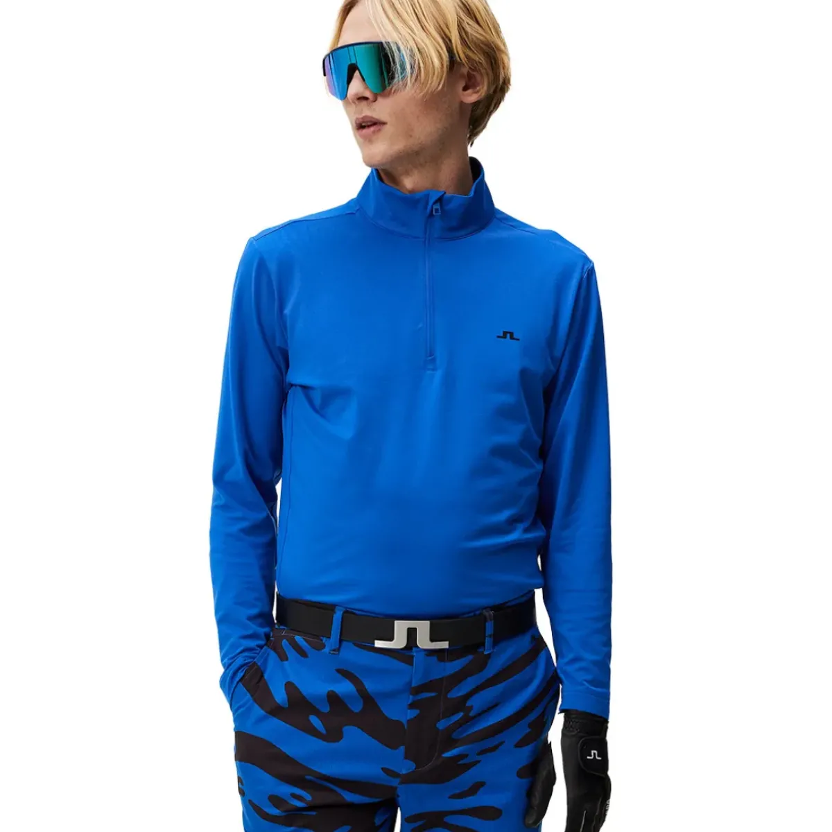 Best J.Lindeberg Men's Luke Half Zip Golf Midlayer Men's Sweaters|Men's Midlayers