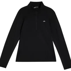 New J.Lindeberg Men's Luke Half Zip Golf Midlayer Men's Sweaters|Men's Midlayers