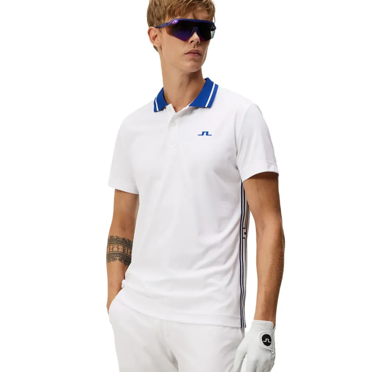 Best J.Lindeberg Men's Taiden Golf Polo Shirt Men's Polo Shirts