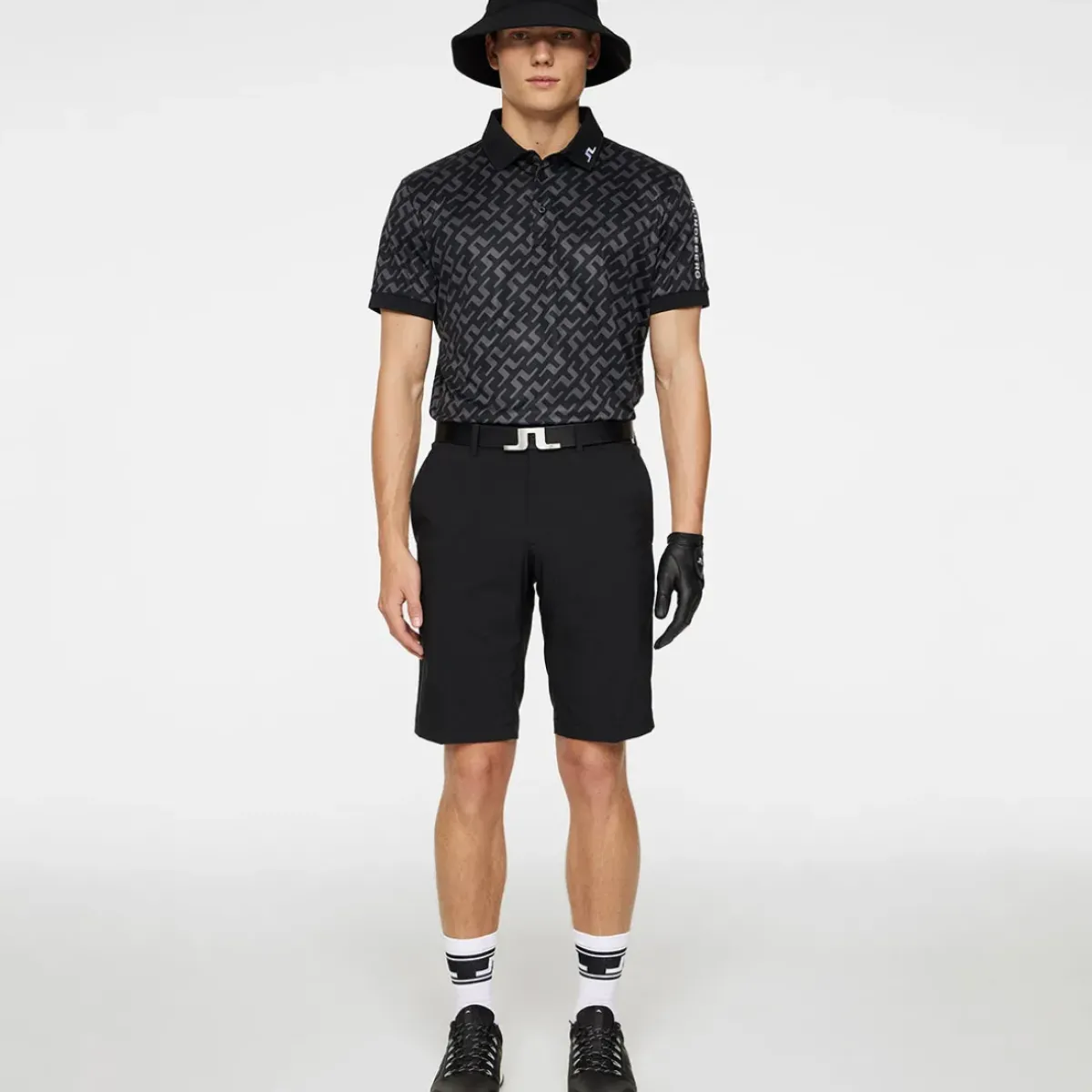 Online J.Lindeberg Men's Tour Tech Print Golf Polo Shirt Men's Polo Shirts