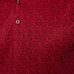 Discount J.Lindeberg Men's Tour Tech Print Golf Polo Shirt Men's Polo Shirts