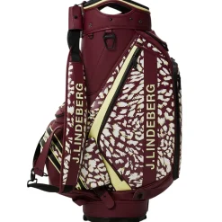 Clearance J.Lindeberg Print Golf Staff Bag Carry/stand Bags