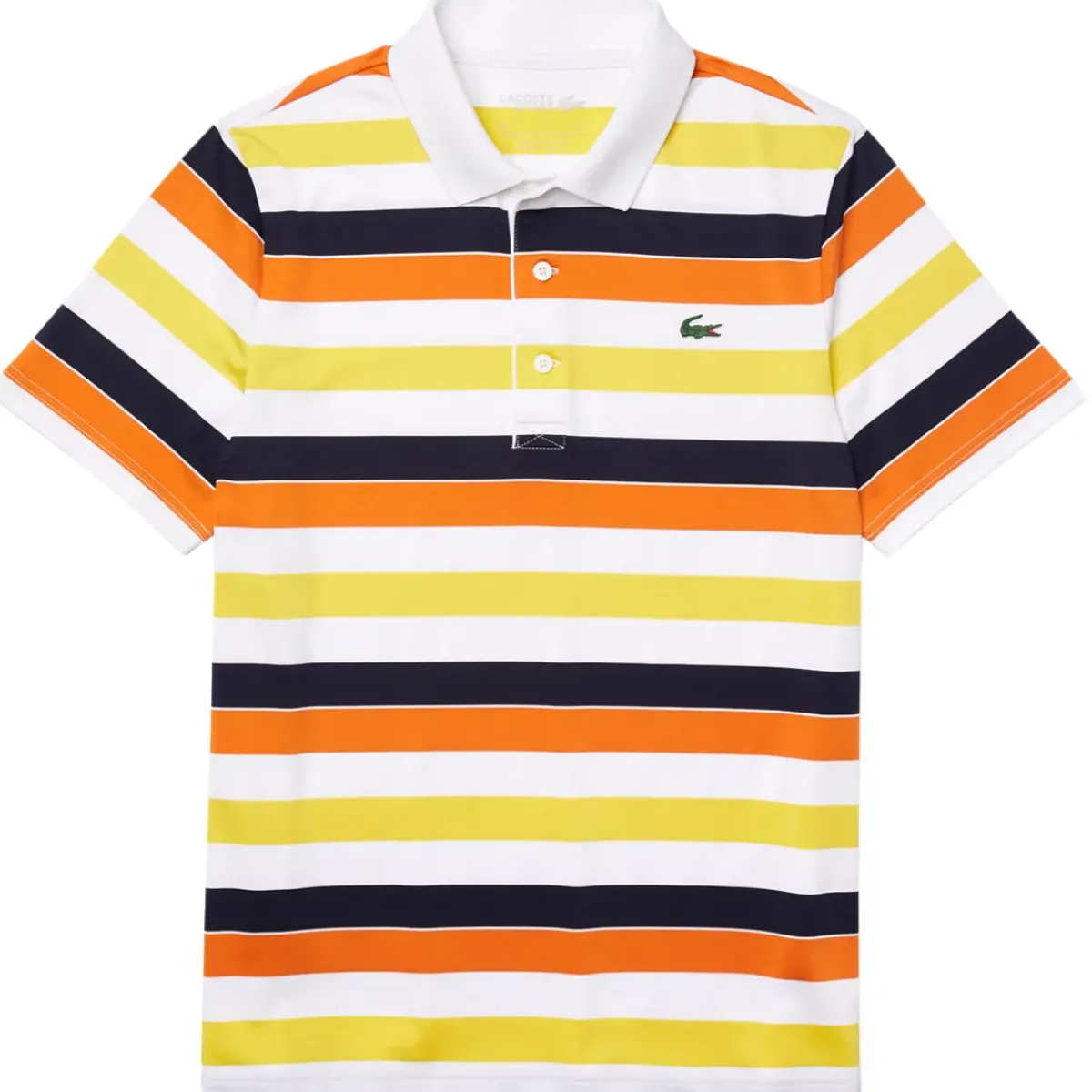 Clearance Men's SPORT Breathable Striped Stretch Golf Polo Shirt Men's Polo Shirts