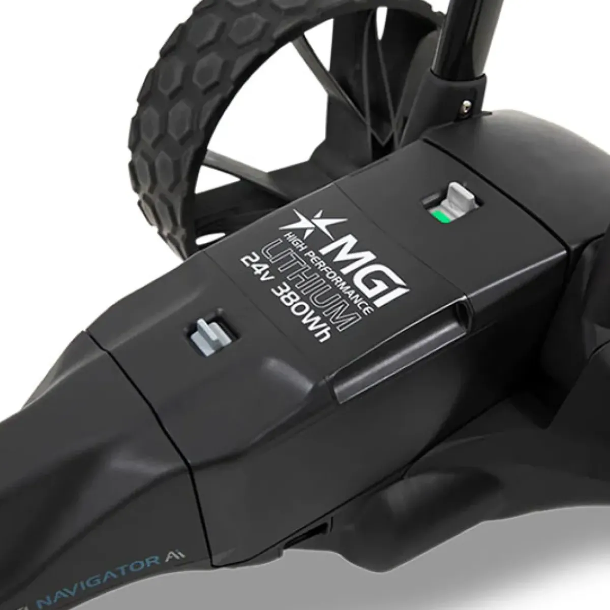 MGI Navigator Ai GPS+ Remote Lithium Electric Golf Trolley Gps Electric Trolleys|Electric Trolleys