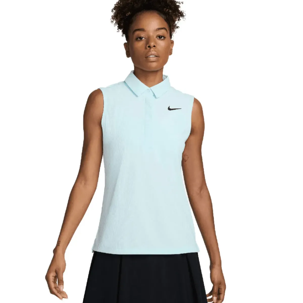 Online Nike Ladies Dri-FIT ADV Sleeveless Golf Polo Shirt Ladies Polo Shirts