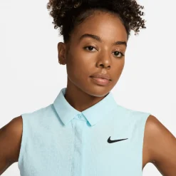 Online Nike Ladies Dri-FIT ADV Sleeveless Golf Polo Shirt Ladies Polo Shirts