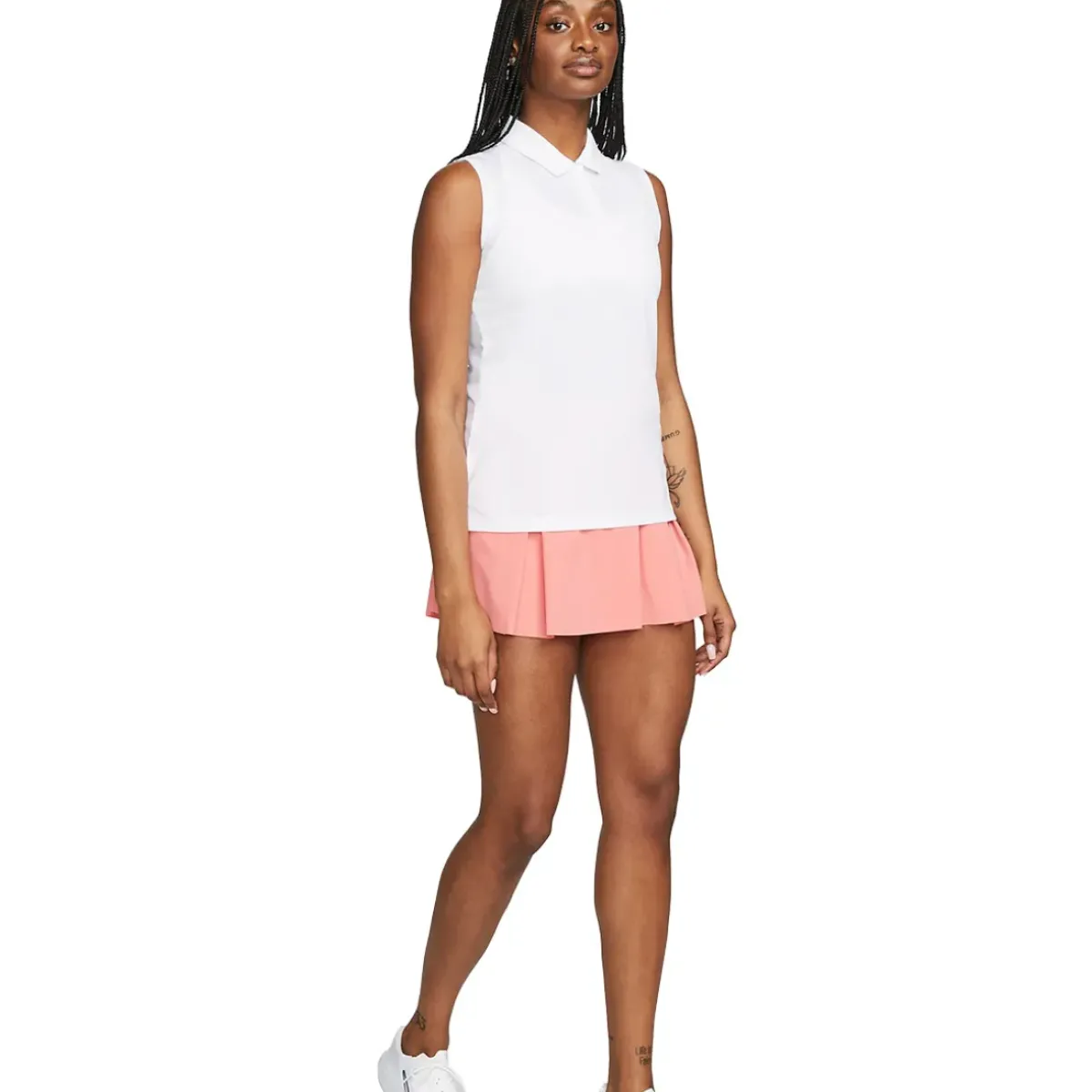 Nike Ladies Dri-FIT Victory Sleeveless Golf Polo Shirt Ladies Polo Shirts