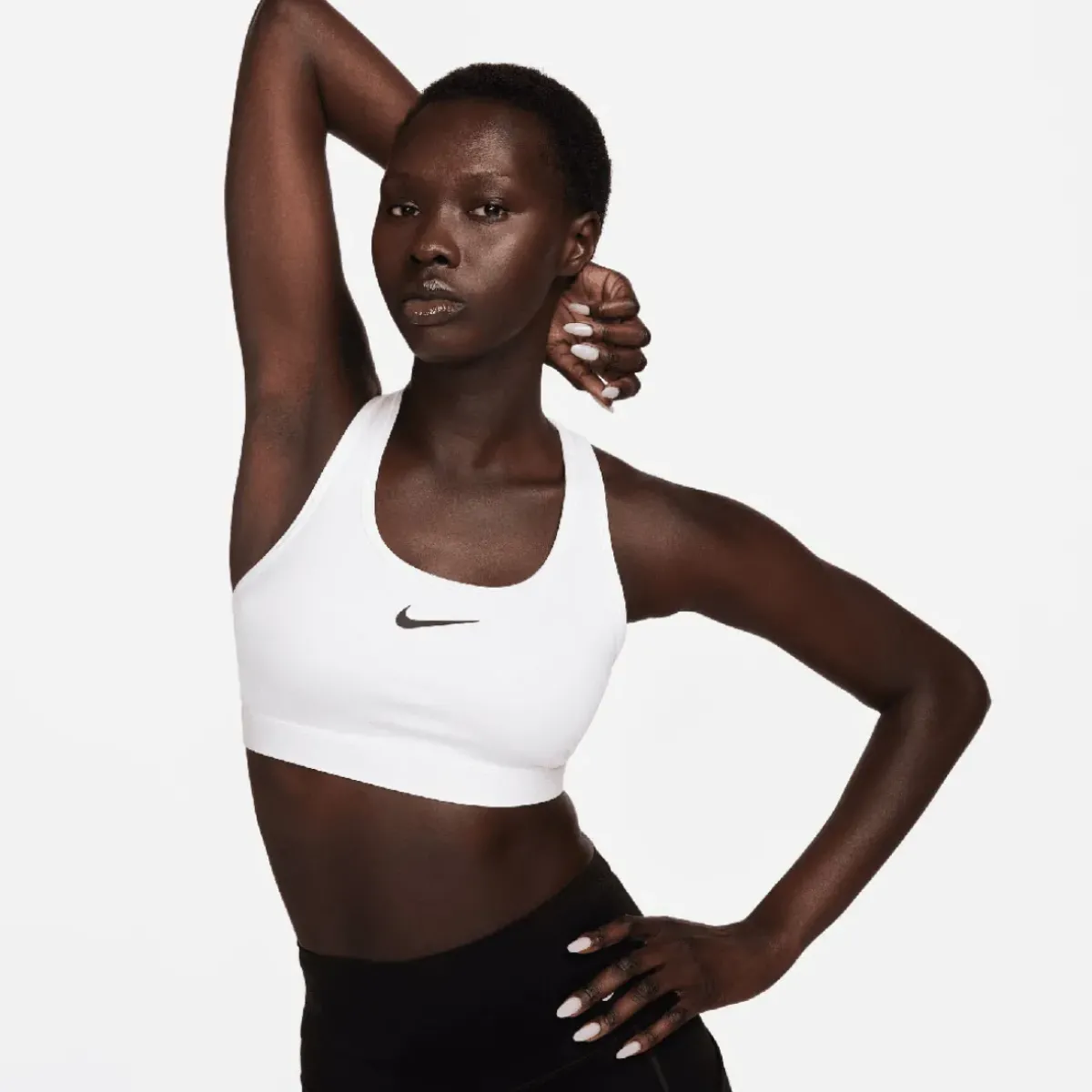 Outlet Nike Ladies Swoosh Medium Support Padded Golf Sports Bra Ladies Polo Shirts