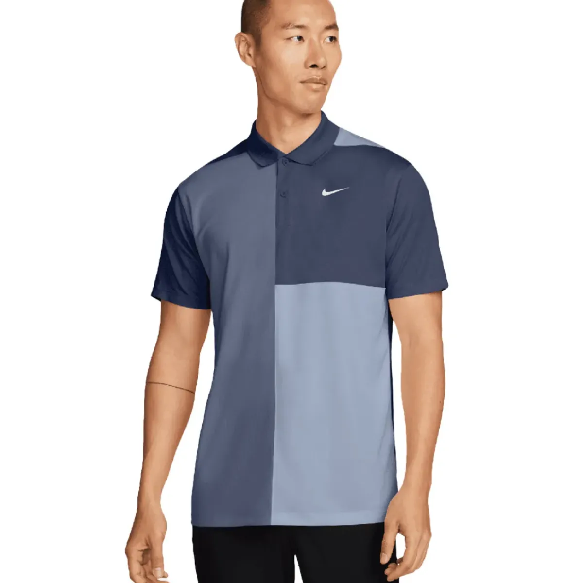 Clearance Nike Men's Dri-FIT+ Victory Blocked Golf Polo Shirt Men's Polo Shirts