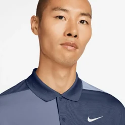 Clearance Nike Men's Dri-FIT+ Victory Blocked Golf Polo Shirt Men's Polo Shirts