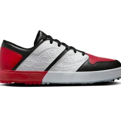 Best Nike Men's Jordan NU Retro 1 G Waterproof Spiked Golf Shoes Men's Waterproof Golf Shoes|Men's Spiked Golf Shoes