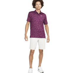 Hot Nike Men's Micro Floral Tour Golf Polo Shirt Men's Polo Shirts