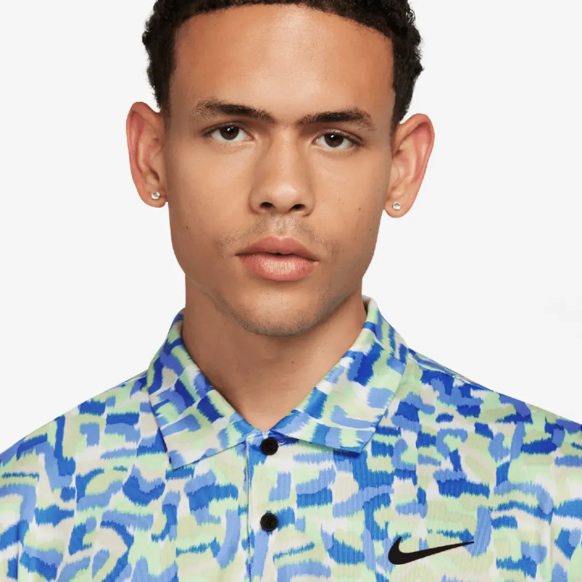 Outlet Nike Men's Tour Dri-FIT Confetti Golf Polo Shirt Men's Polo Shirts