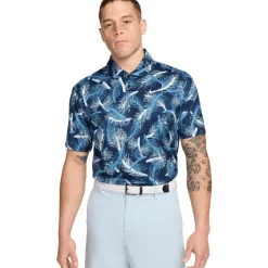 Best Nike Men's Tour Pine Print Golf Polo Shirt Men's Polo Shirts