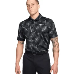 Best Nike Men's Tour Pine Print Golf Polo Shirt Men's Polo Shirts