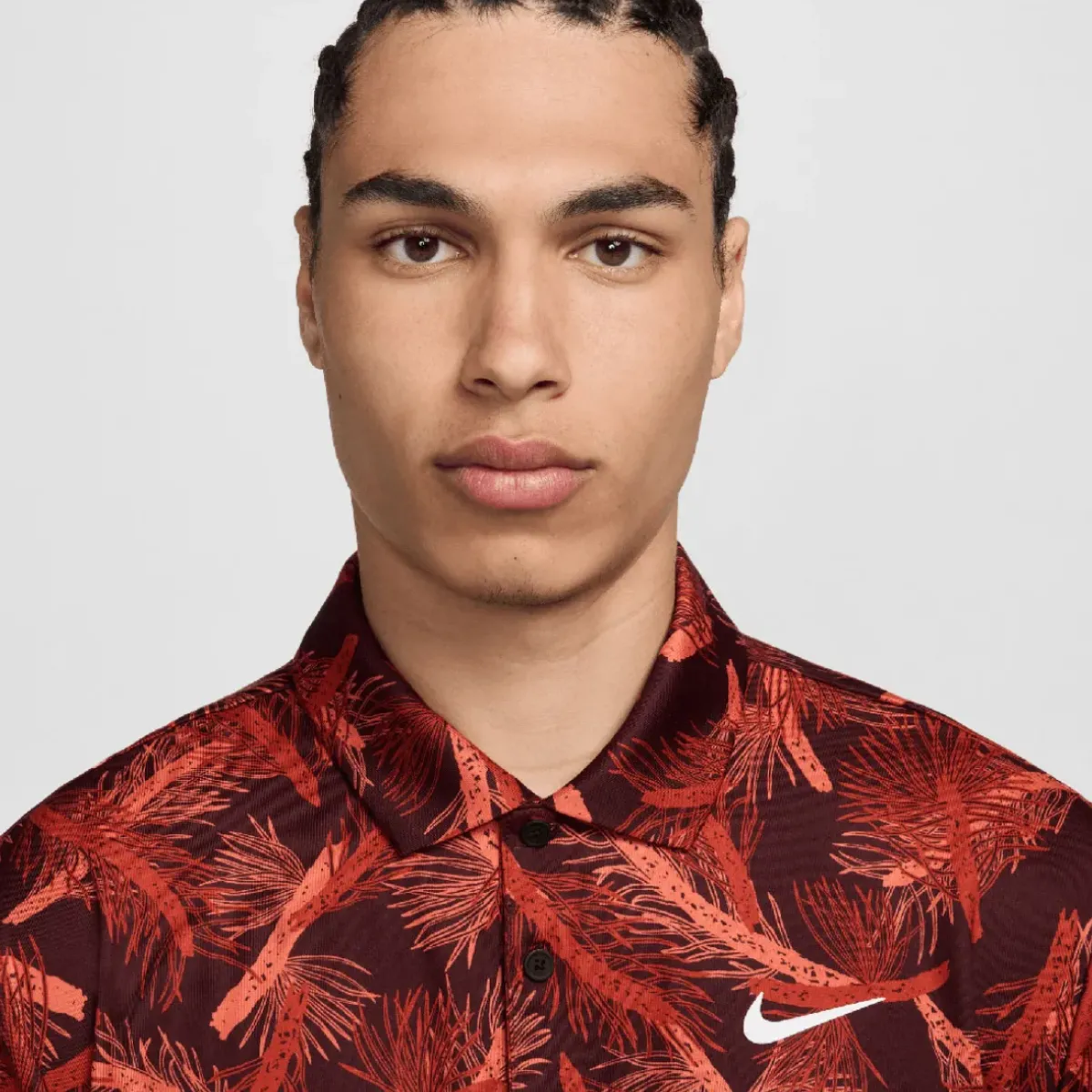 Sale Nike Men's Tour Pine Print Golf Polo Shirt Men's Polo Shirts