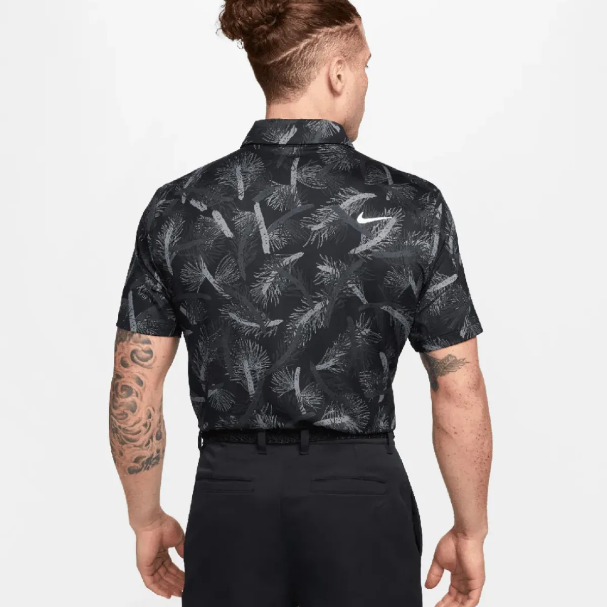 Sale Nike Men's Tour Pine Print Golf Polo Shirt Men's Polo Shirts