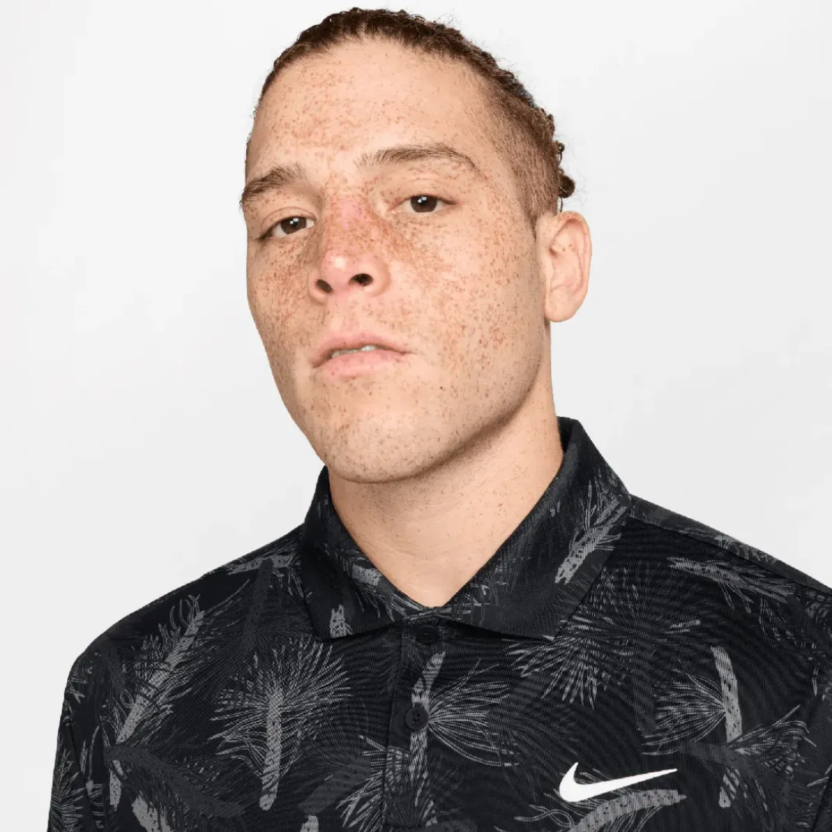 Sale Nike Men's Tour Pine Print Golf Polo Shirt Men's Polo Shirts