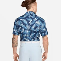 Hot Nike Men's Tour Pine Print Golf Polo Shirt Men's Polo Shirts