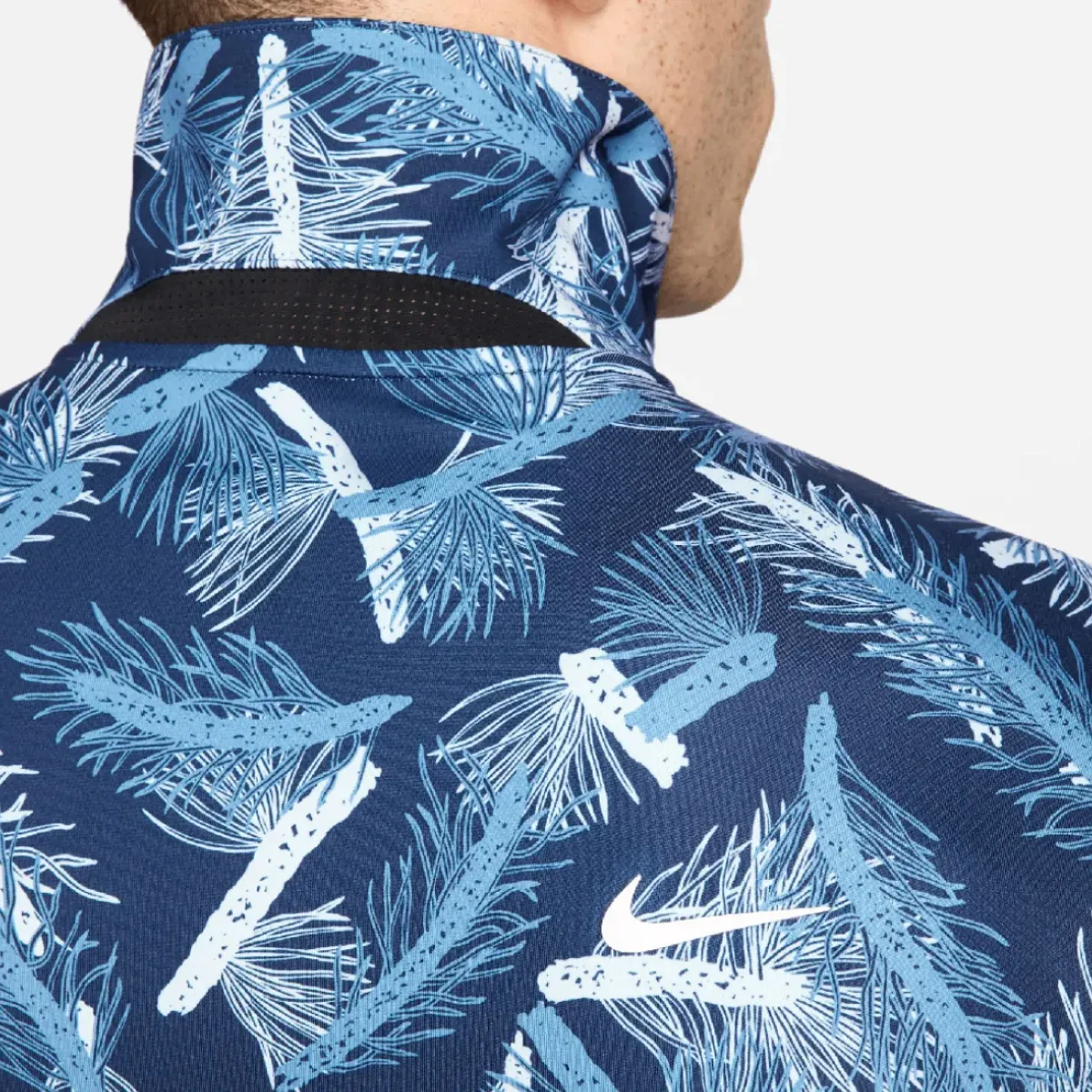 Hot Nike Men's Tour Pine Print Golf Polo Shirt Men's Polo Shirts