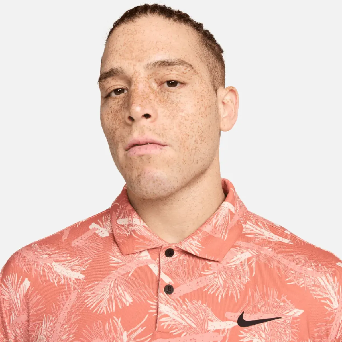 Hot Nike Men's Tour Pine Print Golf Polo Shirt Men's Polo Shirts