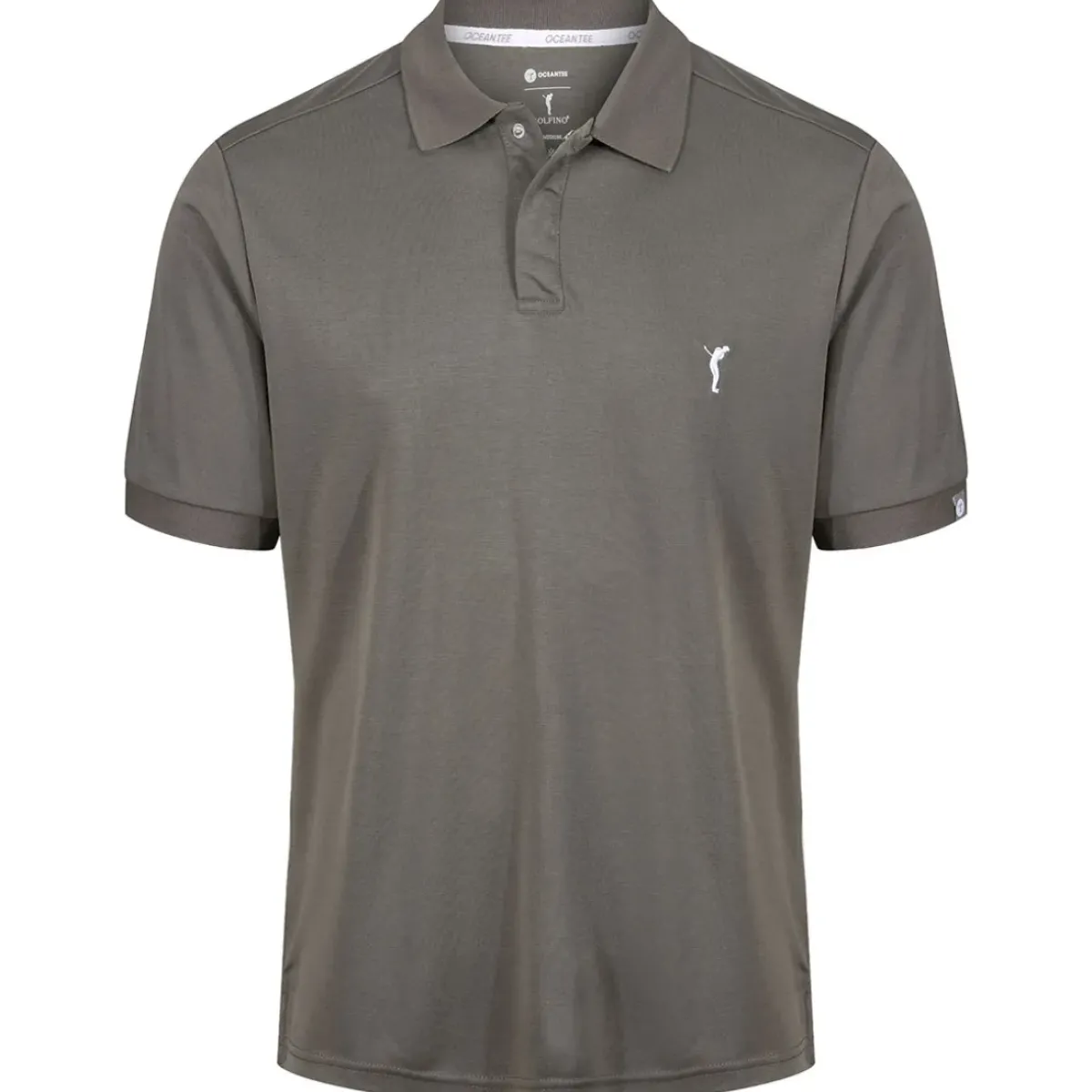 Hot OCEANTEE GOLFINO Men's Wave Golf Polo Shirt Men's Polo Shirts