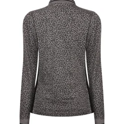 Hot OCEANTEE Ladies Long Sleeve Golf Polo Shirt Ladies Polo Shirts