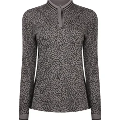 Clearance OCEANTEE Ladies Long Sleeve Golf Polo Shirt Ladies Polo Shirts