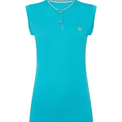 Discount OCEANTEE Ladies Oceanic Sleeveless Breathable Golf Polo Shirt Ladies Polo Shirts