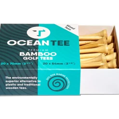 Online OCEANTEE 54mm & 70mm Bamboo Golf Tees - 40 Mixed Pack Golf Tees