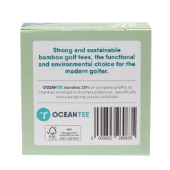 Clearance OCEANTEE 59mm Bamboo Castle Golf Tees - 20 Pack Golf Tees