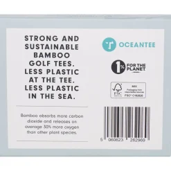 Sale OCEANTEE 59mm Bamboo Castle Golf Tees - 15 Pack Golf Tees