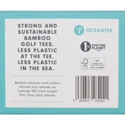 Hot OCEANTEE 70mm Bamboo Golf Tees - 30 Pack Golf Tees