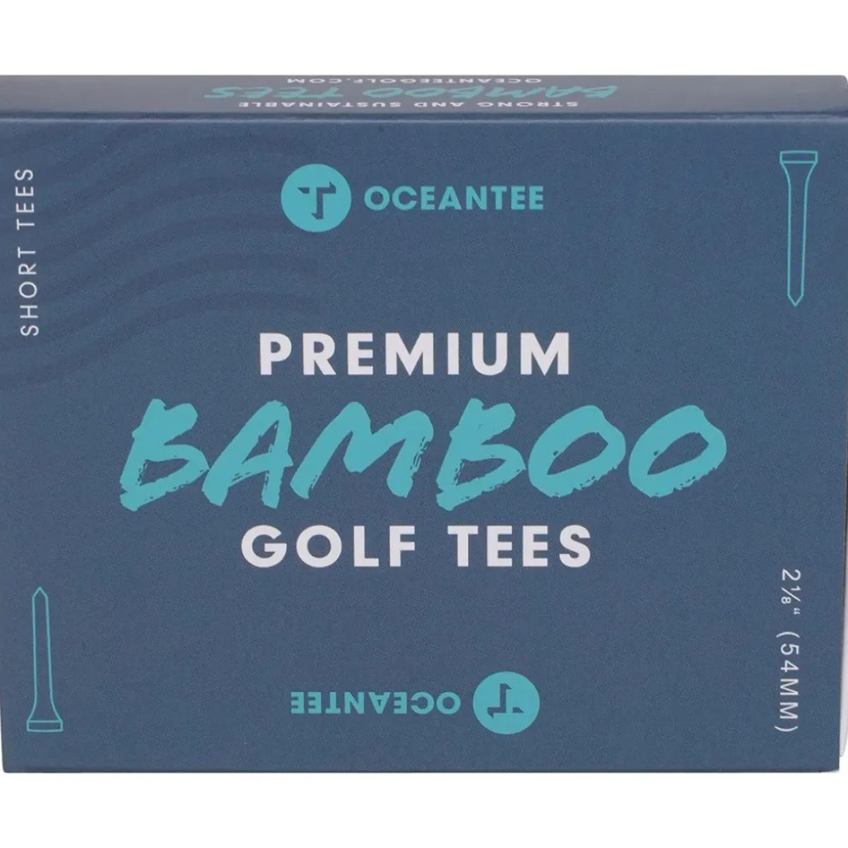 New OCEANTEE 54mm Bamboo Golf Tees - 30 Pack Golf Tees