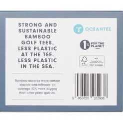 New OCEANTEE 54mm Bamboo Golf Tees - 30 Pack Golf Tees