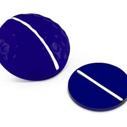Online 1 Rail Dimpled-Domed Golf Ball Marker Golf Ball Markers