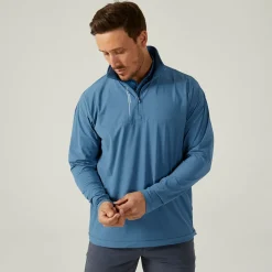 Men's Austin Golf Half Zip Golf Midlayer Men's Sweaters|Men's Midlayers