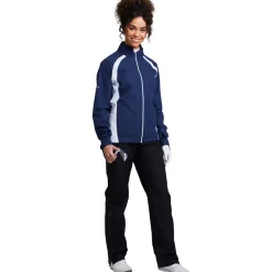 Hot Ladies Freda Full Zip Waterproof Golf Jacket Ladies Waterproofs|Ladies Jackets