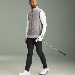 Best Men's Aaran Hybrid Golf Gilet Men's Sweaters|Men's Gilets