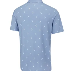 Discount Men's Gold Putter Print Golf Polo Shirt Men's Polo Shirts