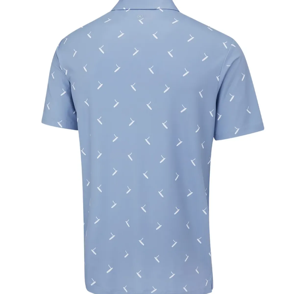 Outlet Men's Gold Putter Print Golf Polo Shirt Men's Polo Shirts