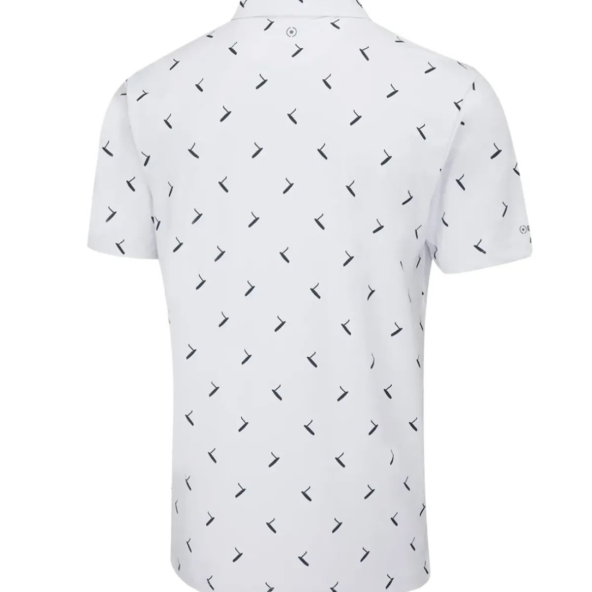 Outlet Men's Gold Putter Print Golf Polo Shirt Men's Polo Shirts