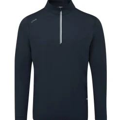 Hot Men's Latham Half-Zip Golf Midlayer Men's Sweaters|Men's Midlayers