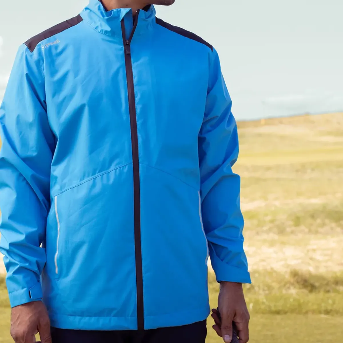 Sale Men's Sensordry S2 Full Zip Waterproof Golf Jacket Men's Waterproofs|Men's Jackets