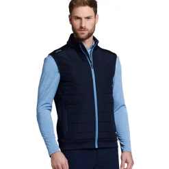 New Men's Vernon Quilted Hybrid Golf Gilet Men's Sweaters|Men's Gilets